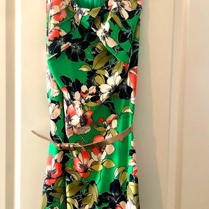 Green floral dress from Dress Barn. Size 16